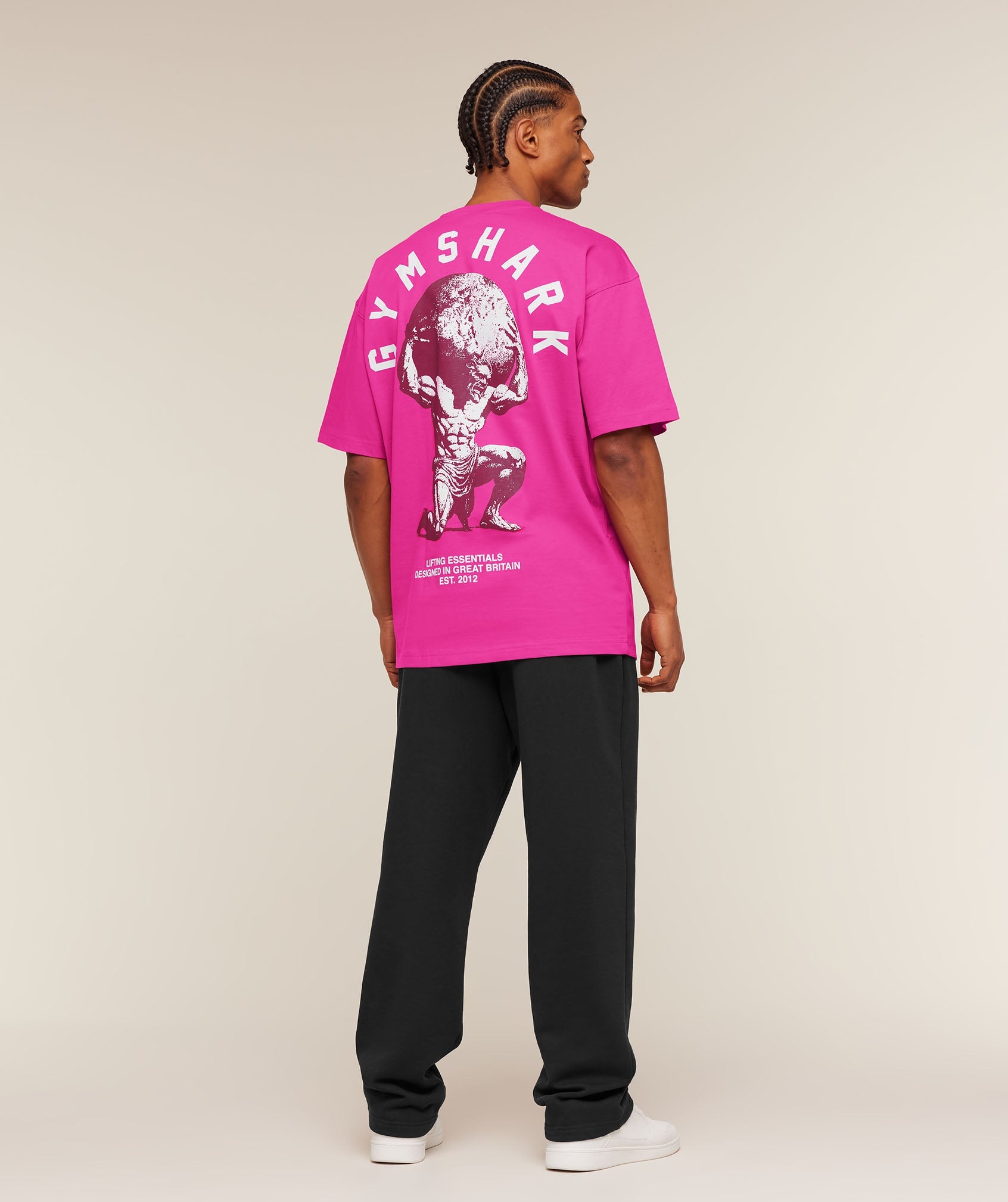 Gymshark Atlas T-Shirt 'Super-Set Pink'
