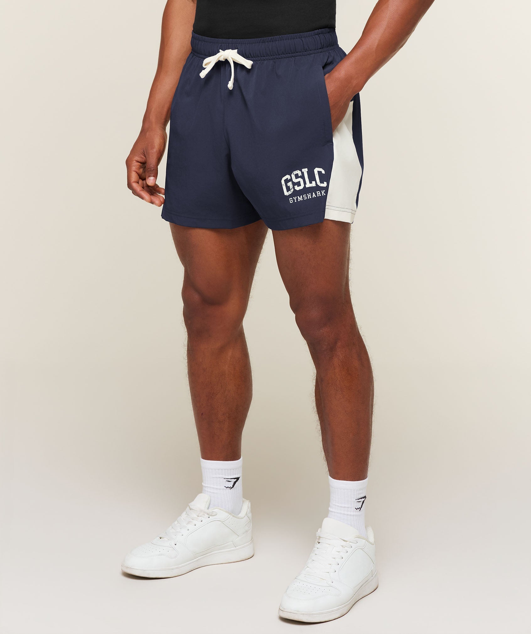 Gymshark GSLC Emblem Shorts 'Heavy Blue'