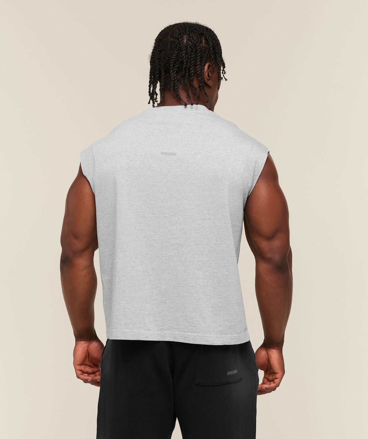 Gymshark GSLC Cut off tank 'Bros Soft Grey Marl'
