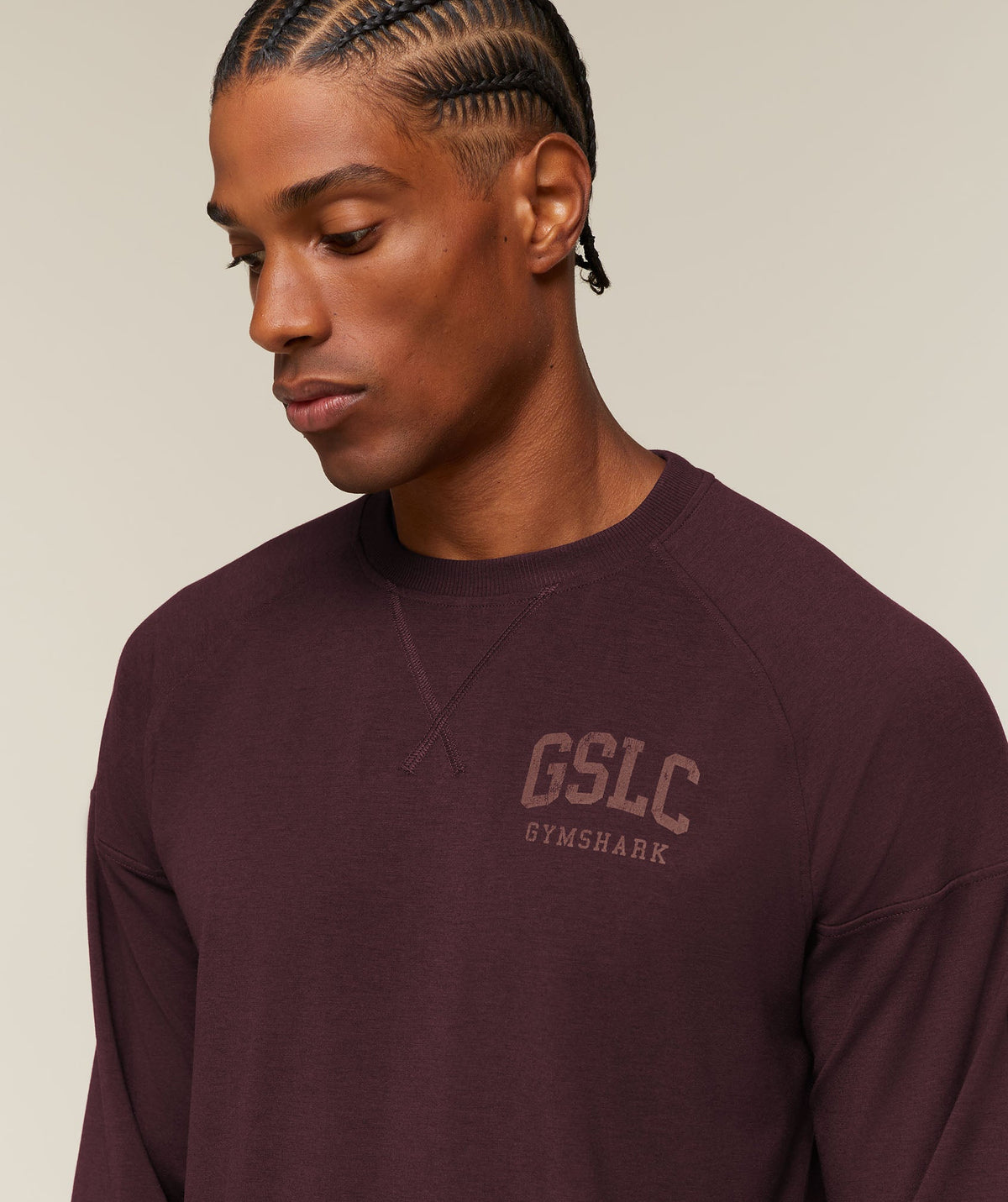 Gymshark GSLC Raglan Long Sleeve T-Shirt 'Cherry Purple'