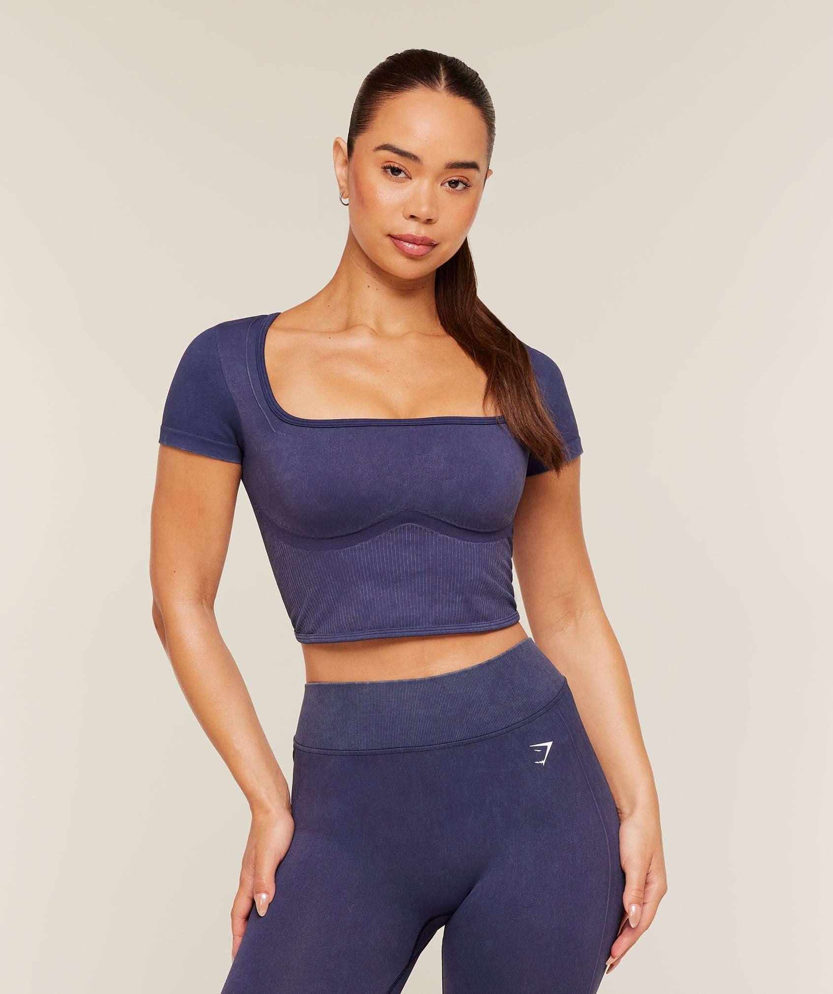 Gymshark x Bratz Crop Top 'Indigo Purple Wash'