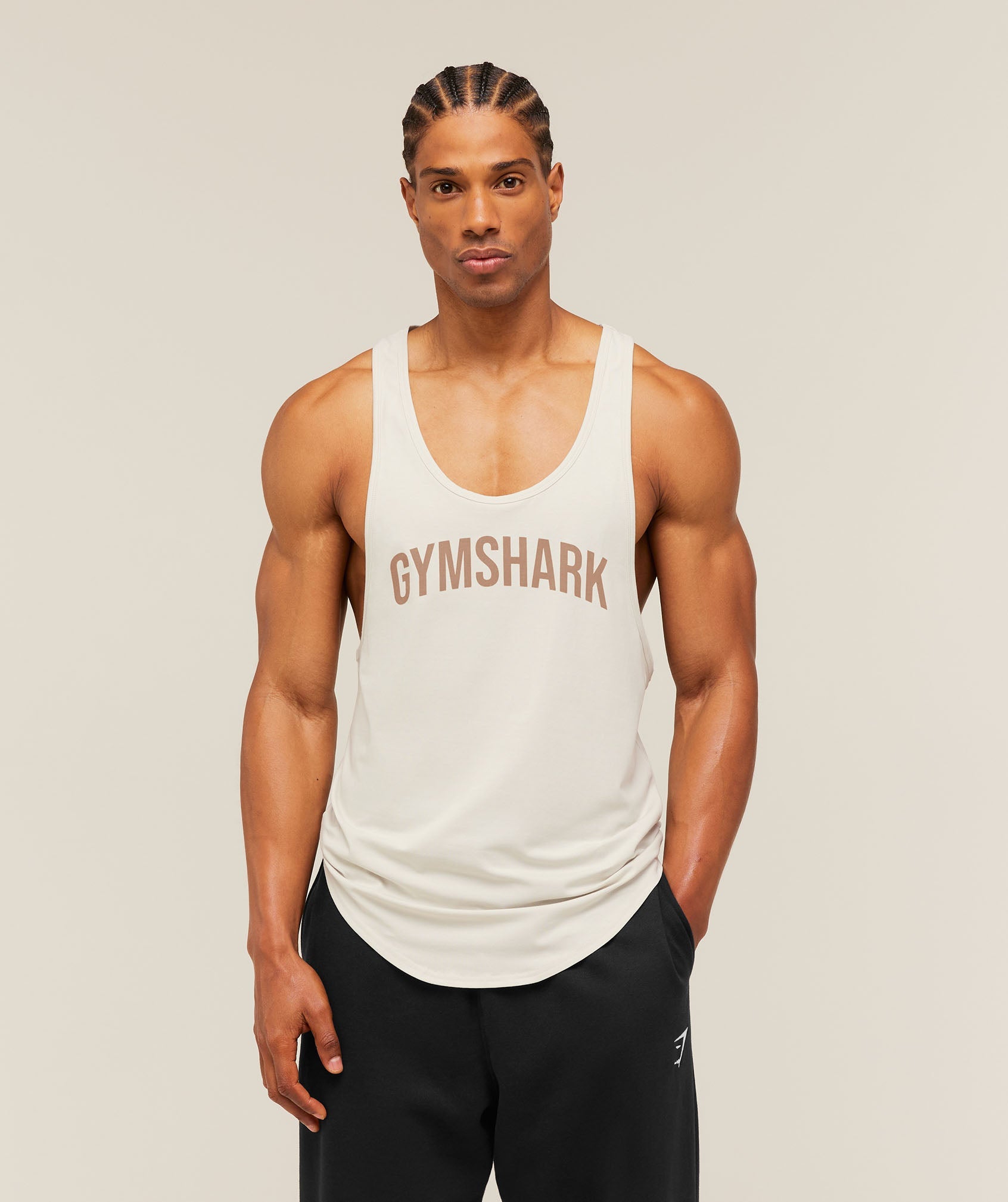 Gymshark x Frazetta Power Stringer 'Tinted White'