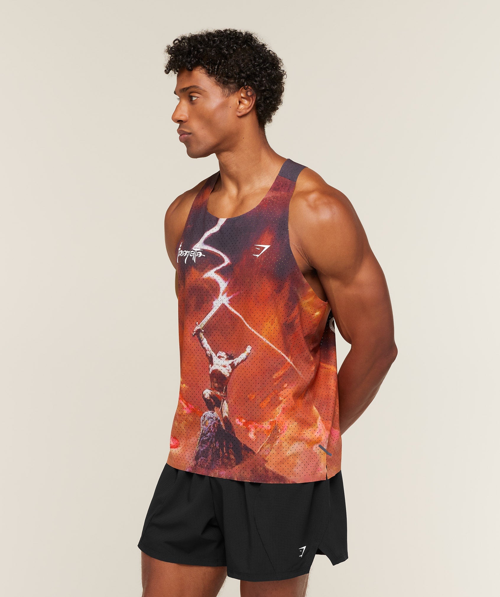 Gymshark x Frazetta x Run Club Tank 'Red Rust'