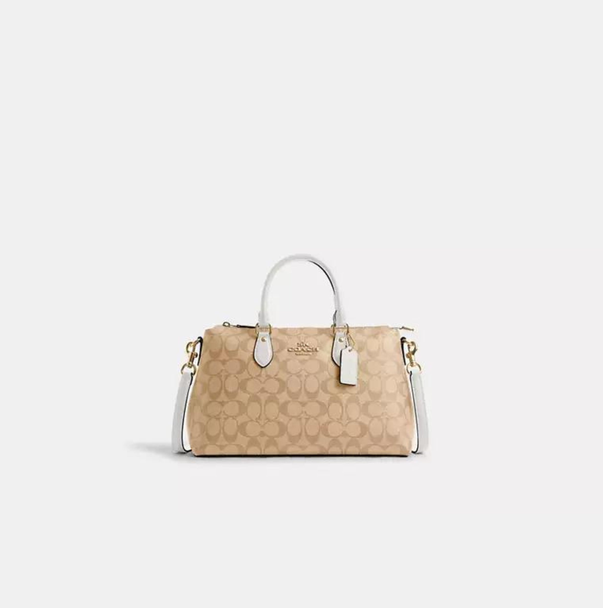 Georgia Satchel In Signature Canvas