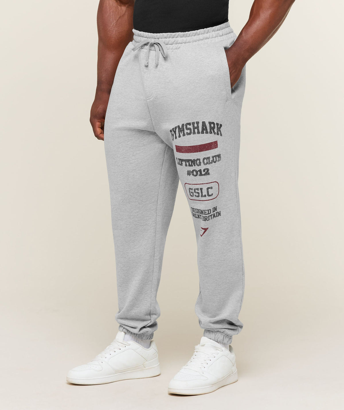 Gymshark Global Lifting Pants 'Light Grey Core Marl'