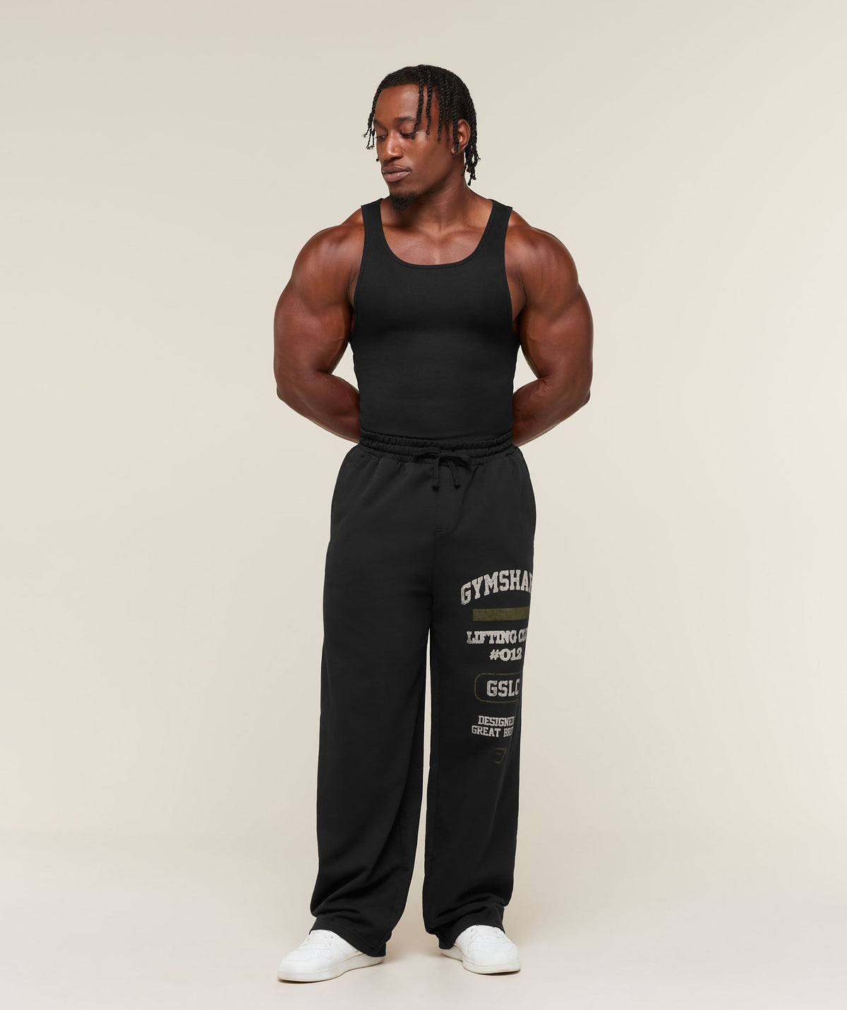 Gymshark Global Lifting Wide Leg Pants 'Black'