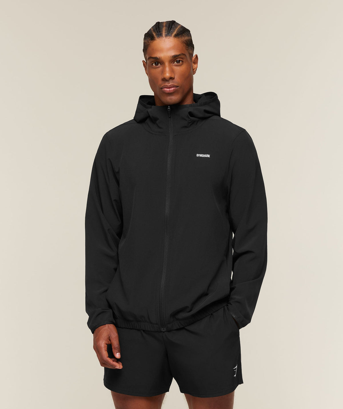 Gymshark Train Hooded Track Jacket 'Black'