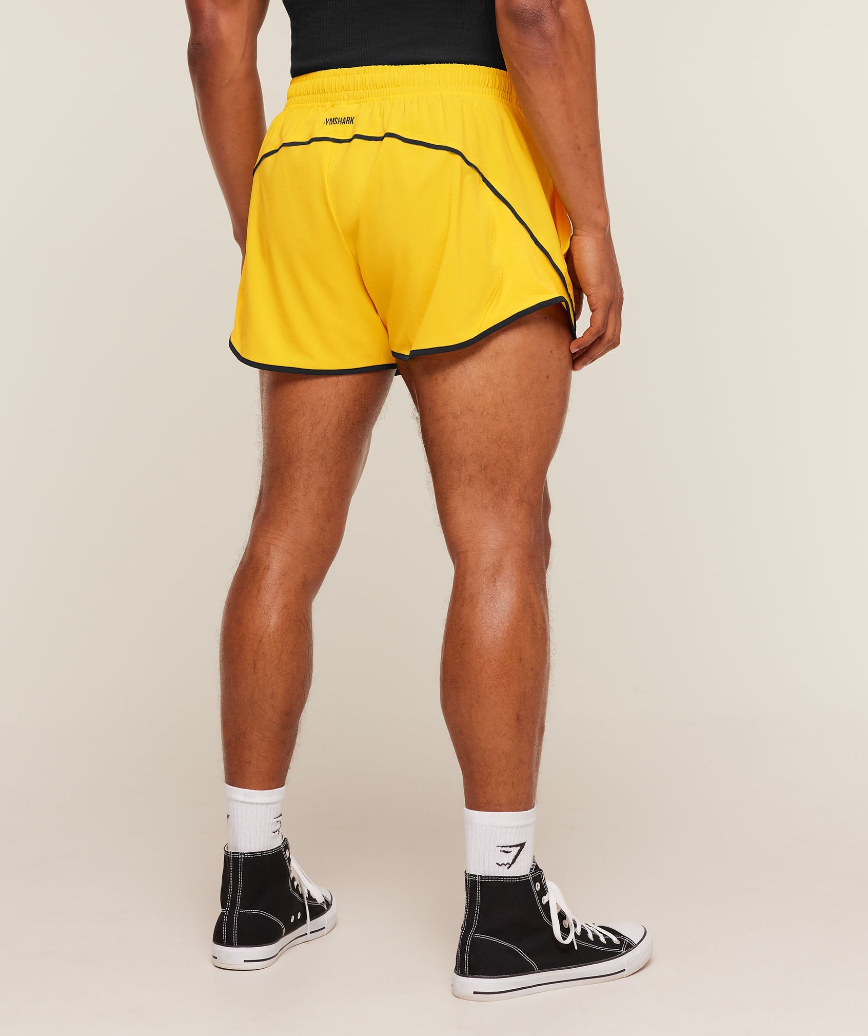 Gymshark Accent Conditioning Shorts 'Athletic Yellow'