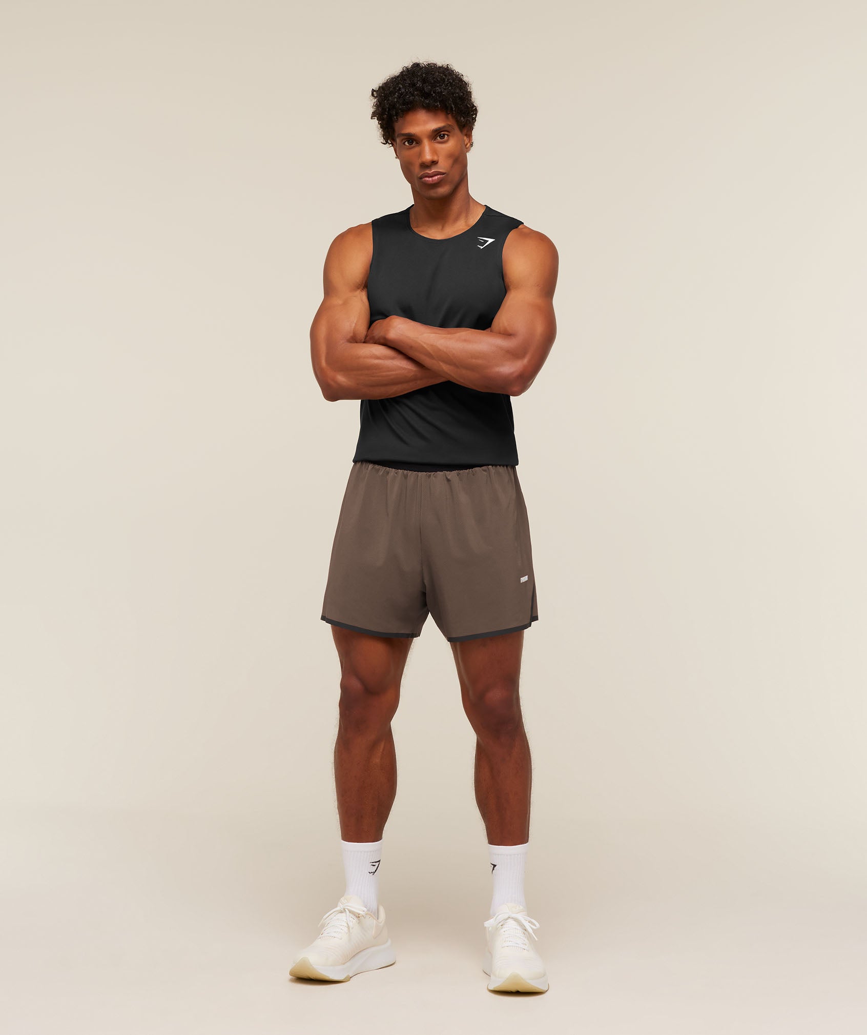 Gymshark Hybrid Shorts 'Soft Brown'