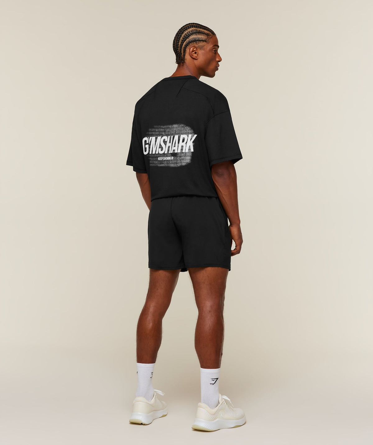 Gymshark Hybrid T-Shirt 'Black'