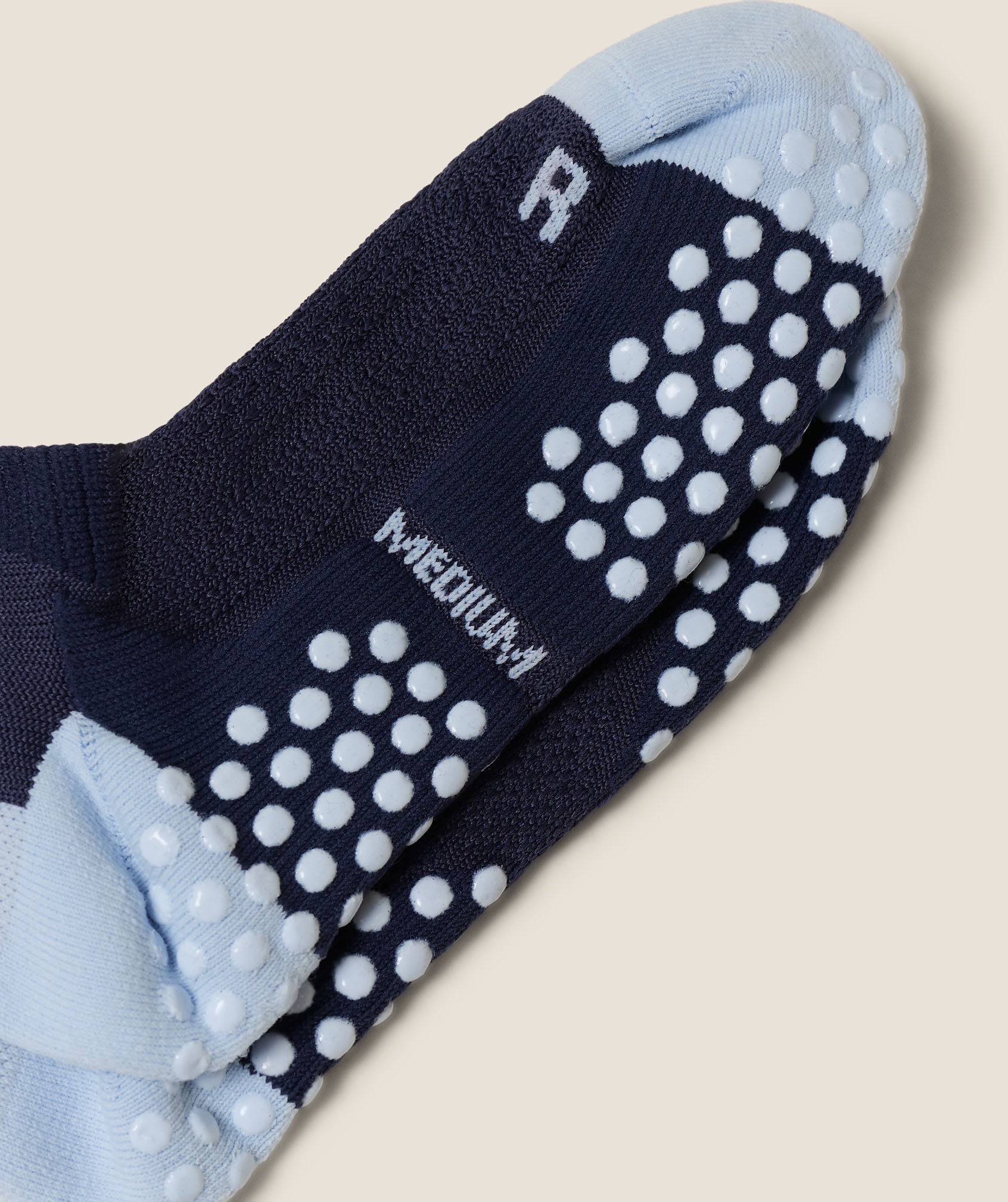 Gymshark Hybrid Training Grip Socks Single 'Heavy Blue Tranquil Blue'