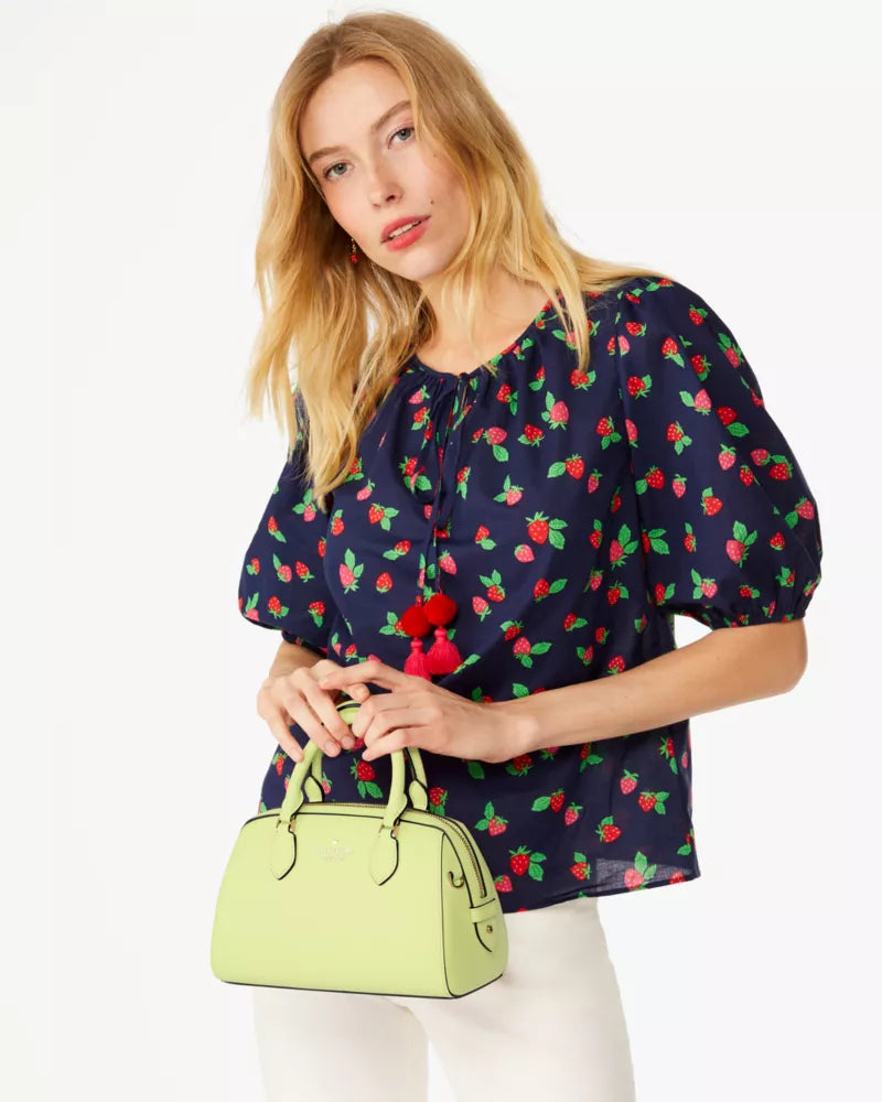 Kate Spade Madison Small Dolly Duffle Crossbody Bag 'Lime Slushy'