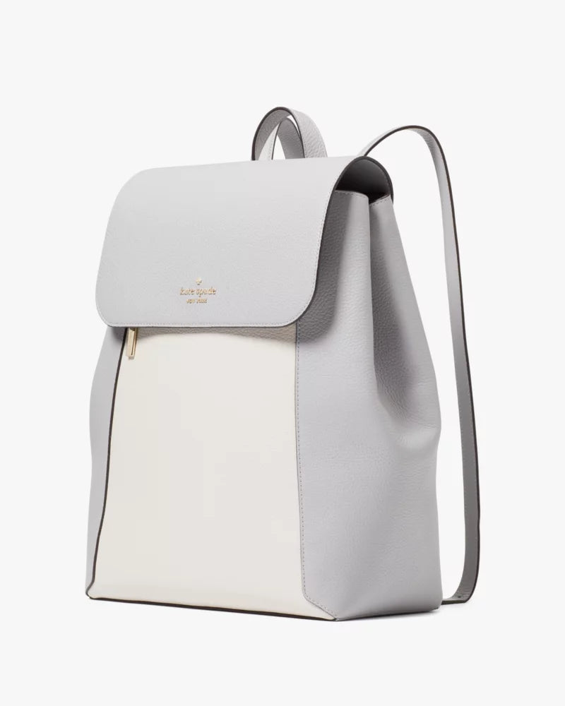 Kate Spade Lena Colorblock Large Flap Backpack Mountain 'Grey Multi'