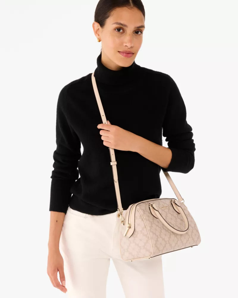 Kate Spade Flower Dolly Duffle Crossbody 'Cream'
