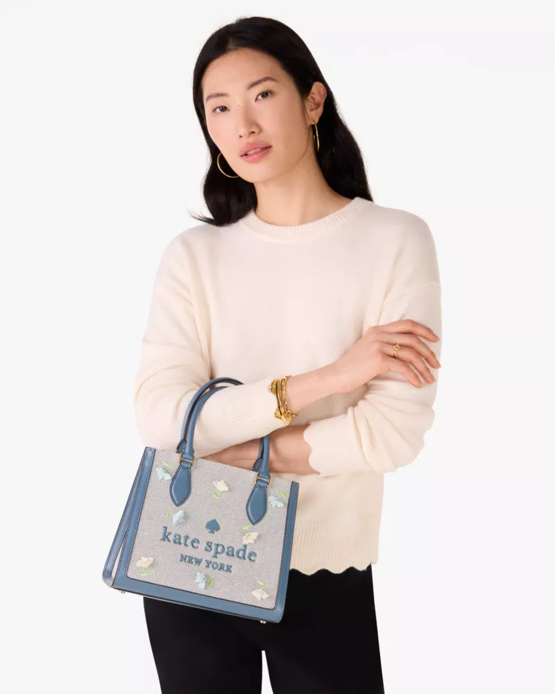 Kate Spade Ellie Applique Small Tote 'Blue Multicolor'