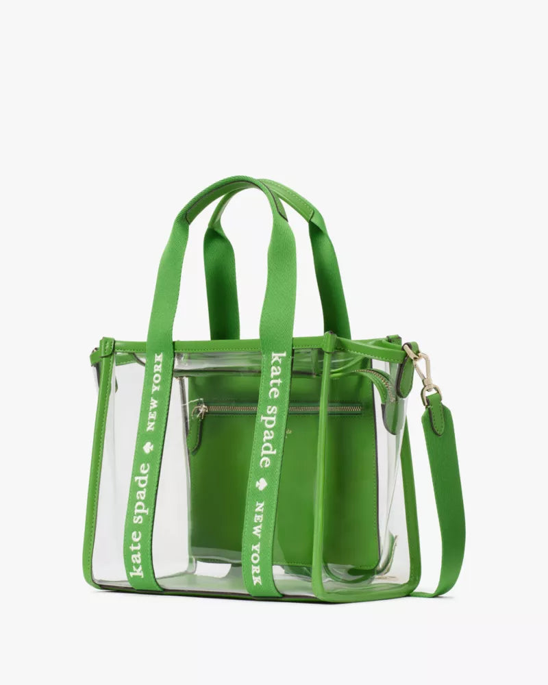 Kate Spade Kip Clear Small Tote Ks Green