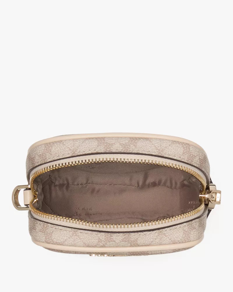 Kate Spade Spade Flower North South Phone Crossbody 'Dark Beige Multi'