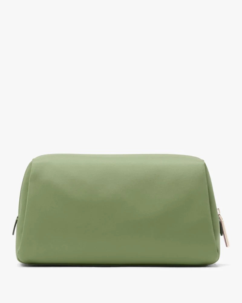 KateSpade Carter Nylon Cosmetic Pouch Cedar Stand