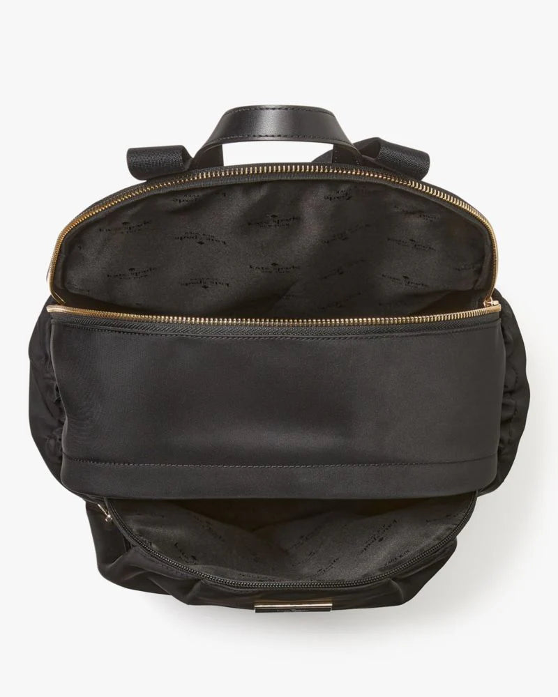 KateSpade Carter Nylon Large Backpack Black