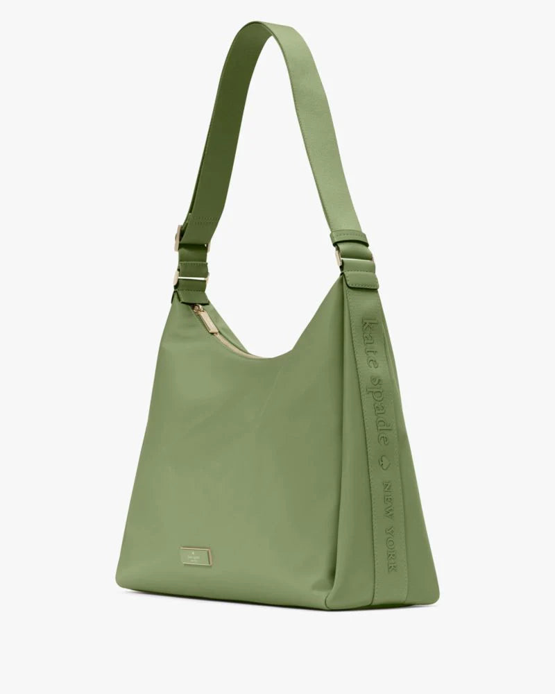 KateSpade Carter Nylon Large Convertible Crossbody Cedar Stand