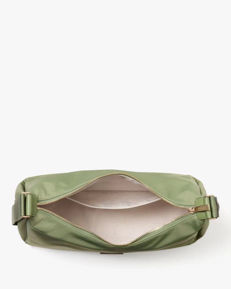 KateSpade Carter Nylon Large Convertible Crossbody Cedar Stand