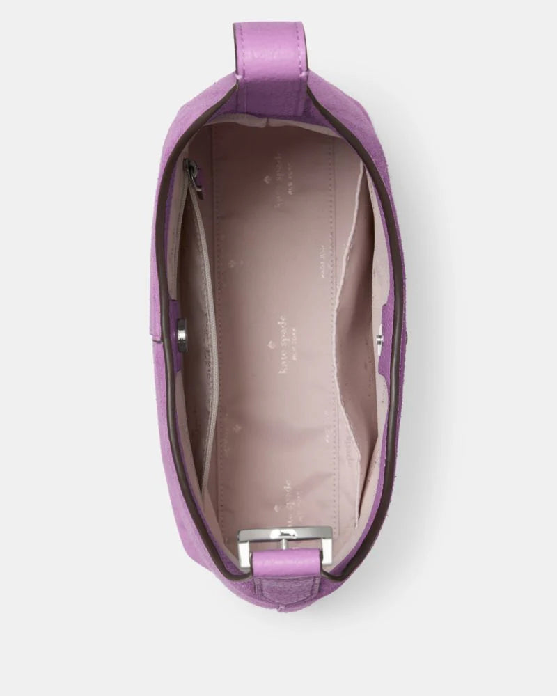 KateSpade 454 Suede Small Shoulder Bag Wisteria