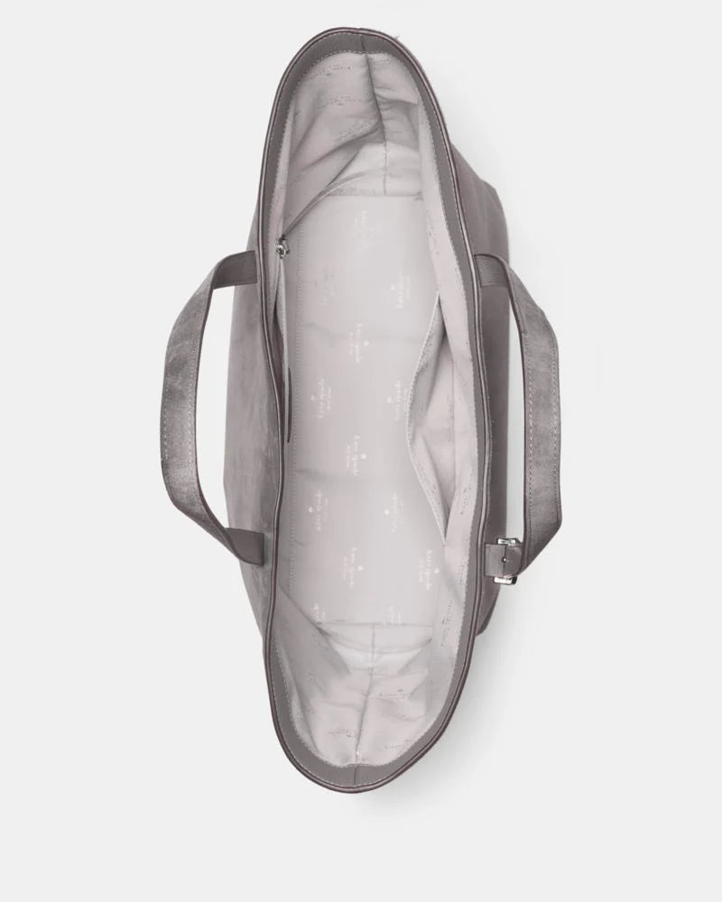 KateSpade 454 Suede Large Tote Hare Grey