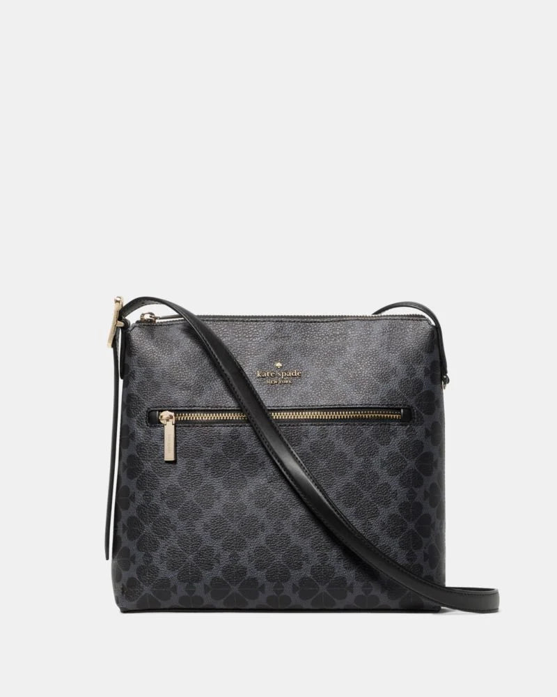 KateSpade 454 Spade Flower Swingpack Crossbody Bag Black
