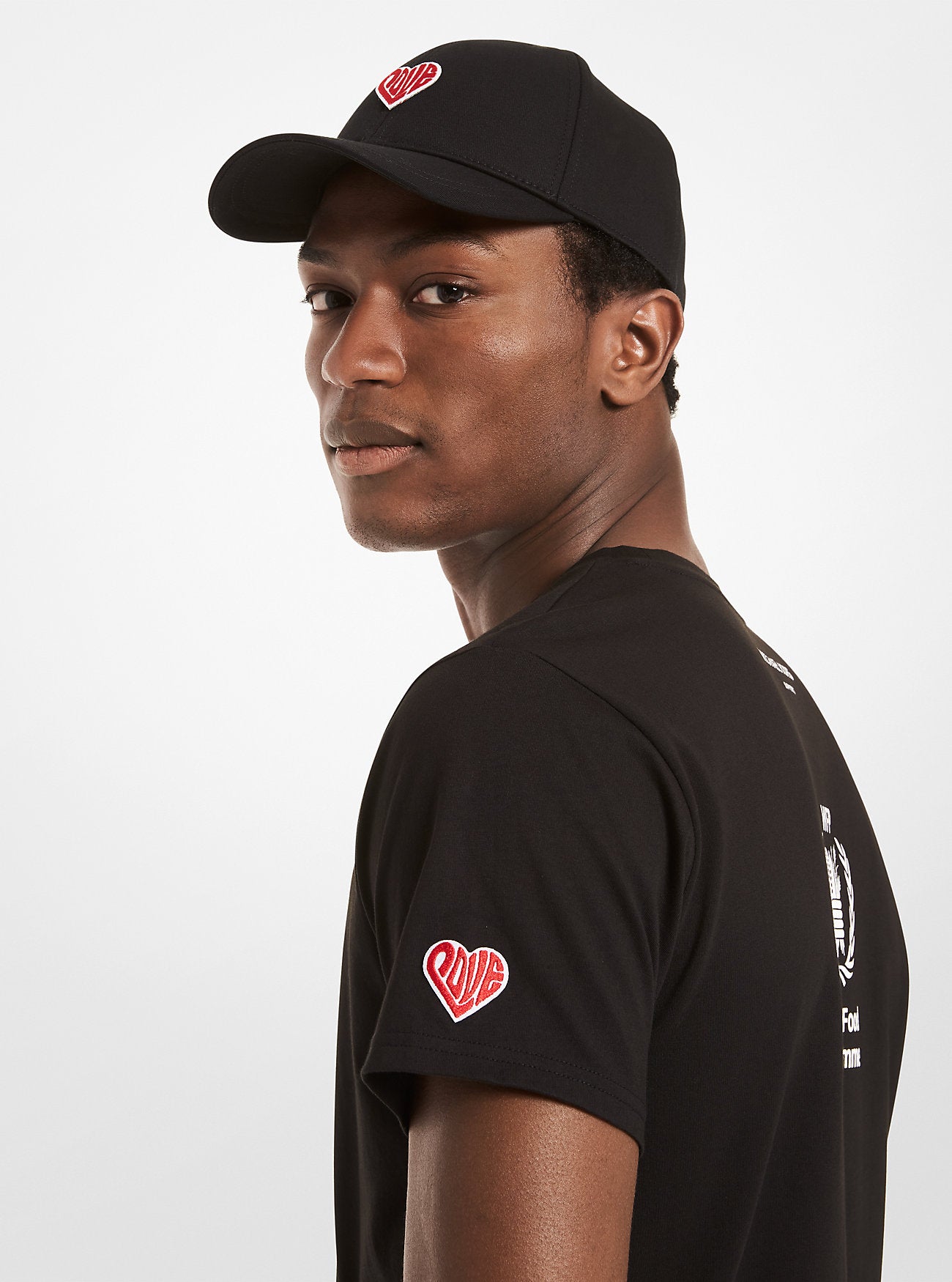 Watch Hunger Stop LOVE Organic Cotton Baseball Hat BLACK