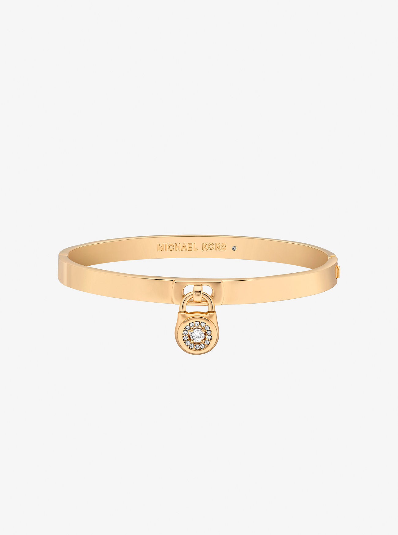 Pavé Lock Bangle GOLD