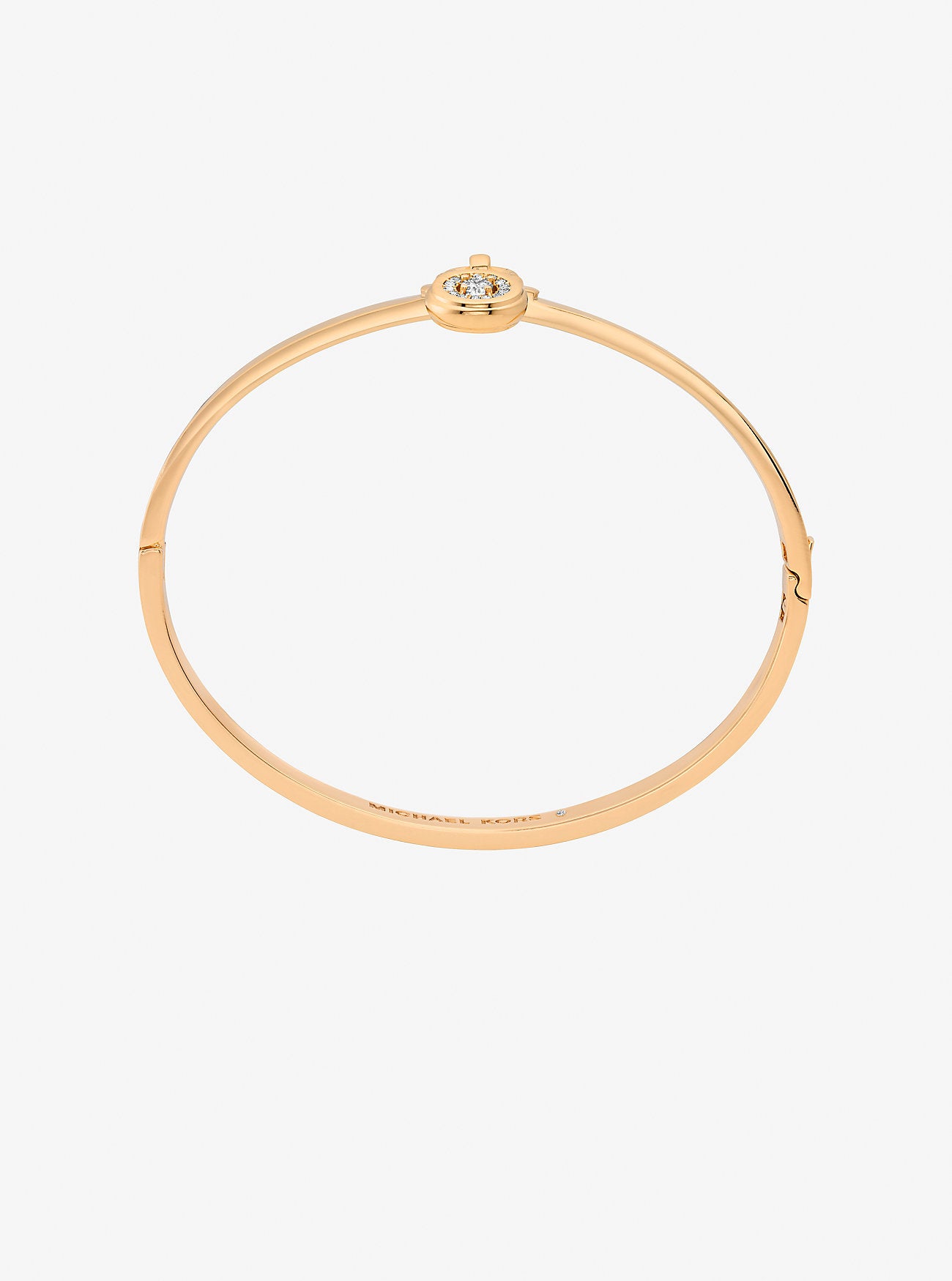 Pavé Lock Bangle GOLD