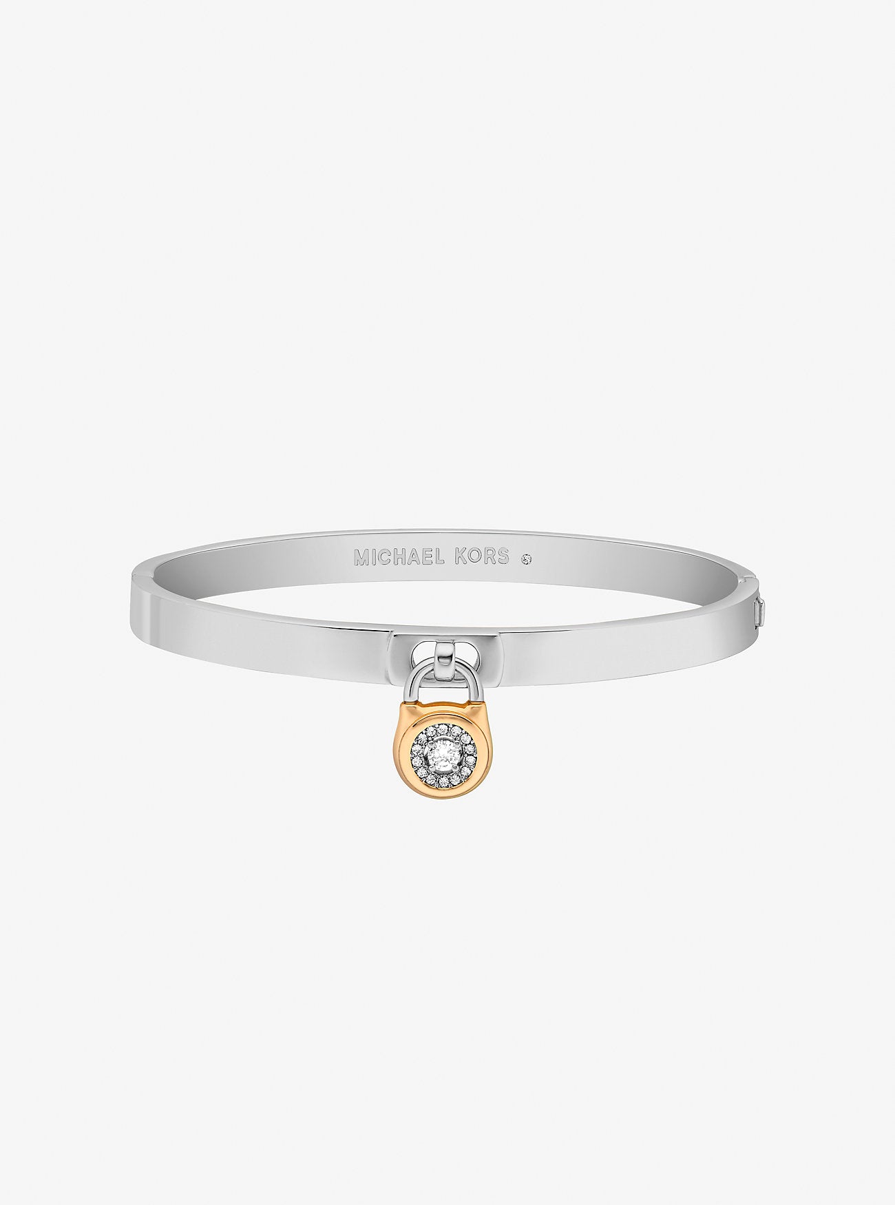 Pavé Lock Bangle TWO TONE