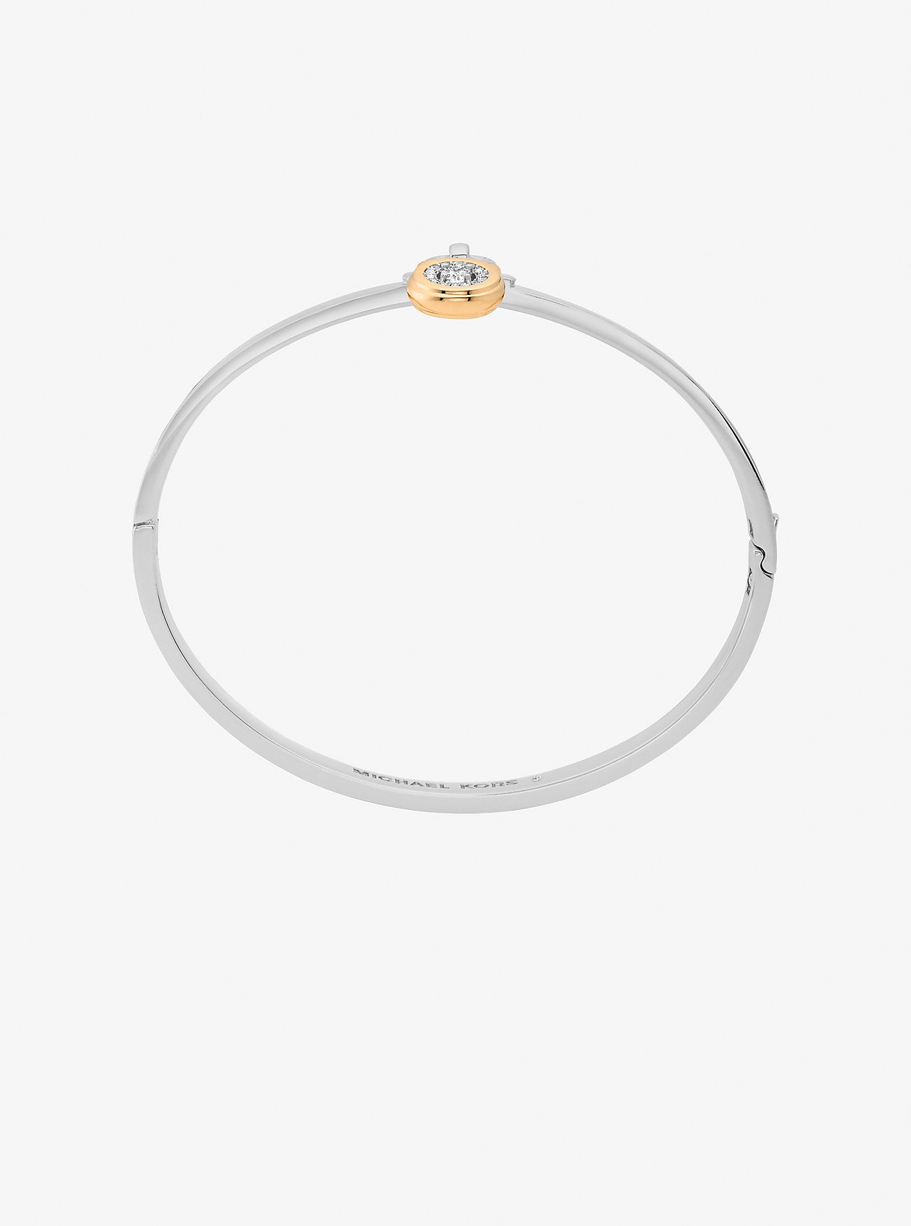 Pavé Lock Bangle TWO TONE