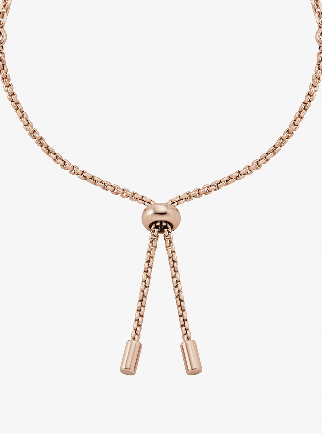 Pavé Lock Slider Bracelet ROSE GOLD