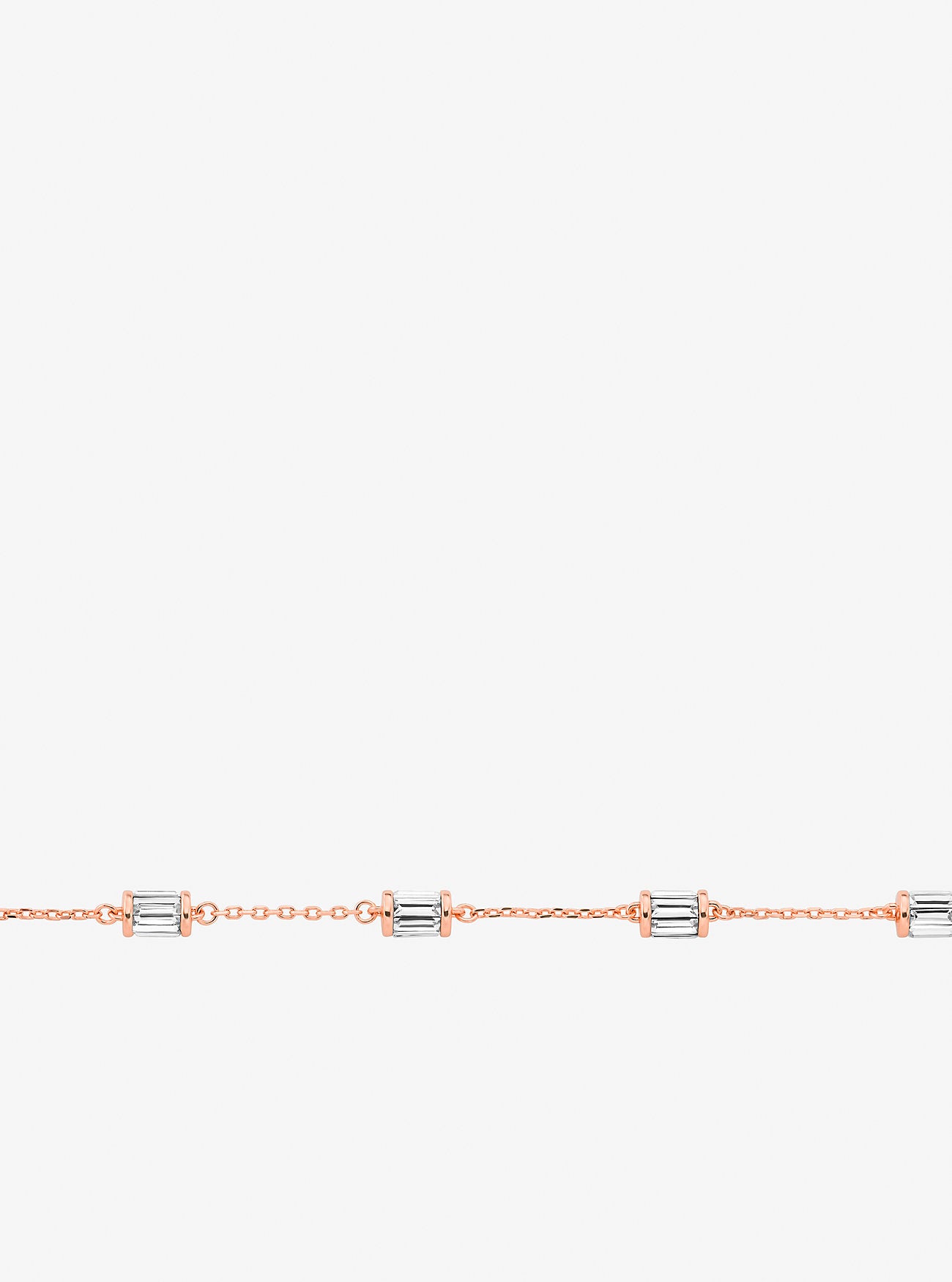 Cubic Zirconia Necklace ROSE GOLD