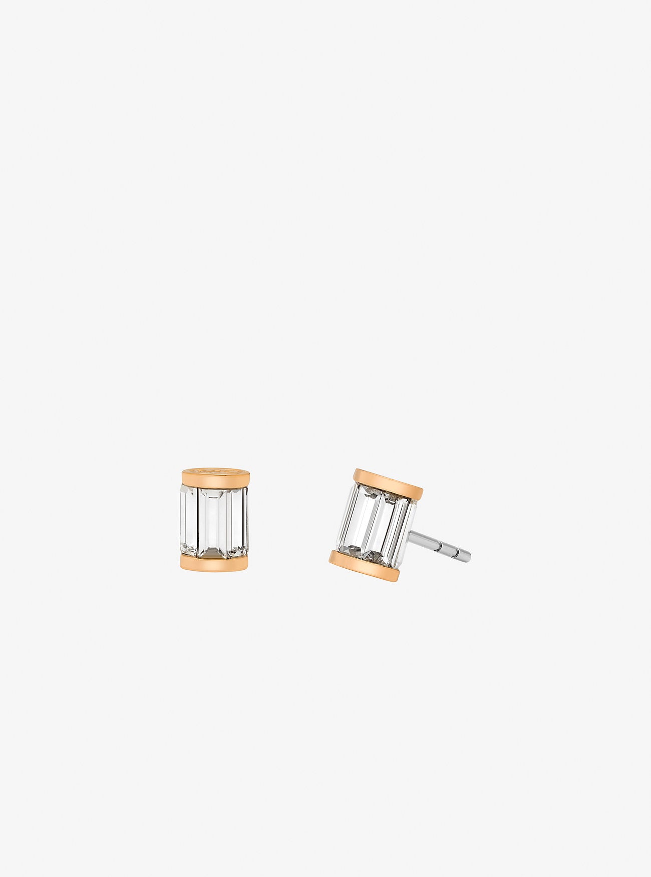Cubic Zirconia Stud Earrings GOLD