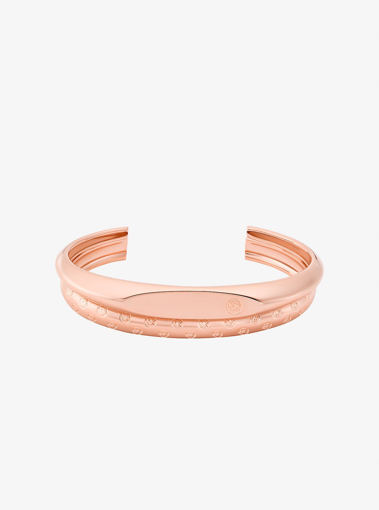 Logo Engraved Cuff ROSE GOLD