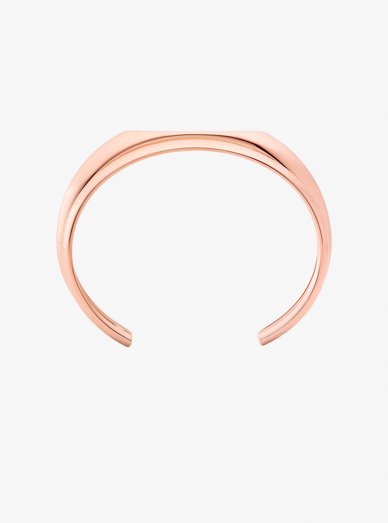 Logo Engraved Cuff ROSE GOLD