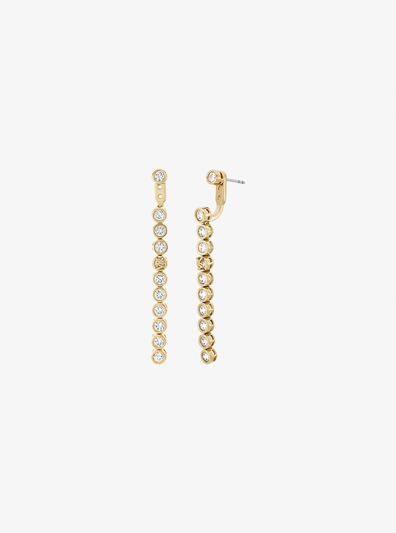 Cubic Zirconia Drop Earrings GOLD