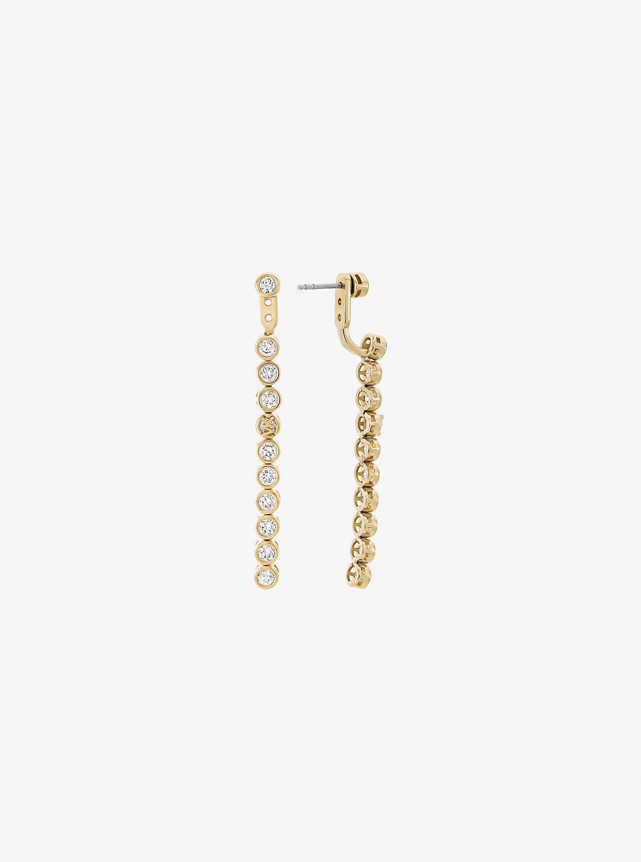 Cubic Zirconia Drop Earrings GOLD