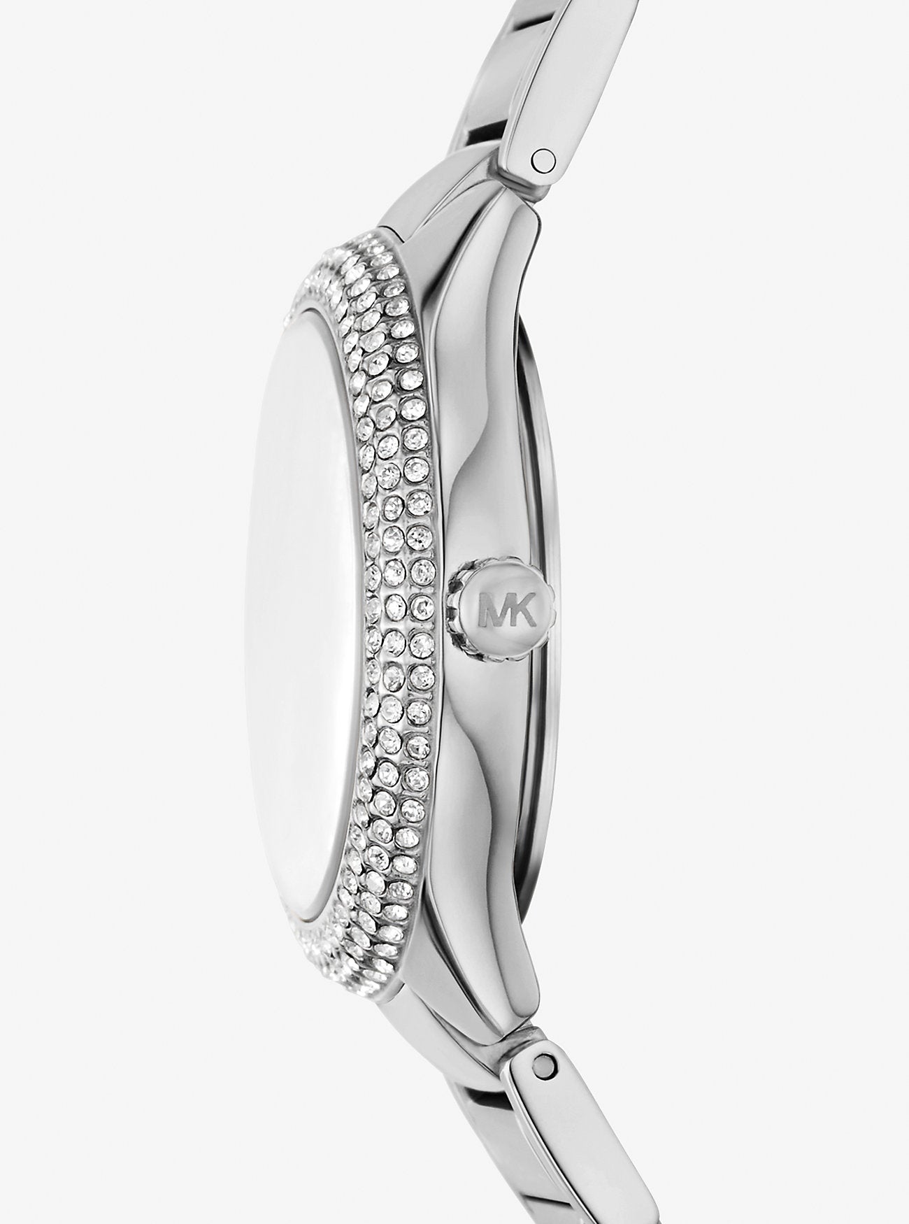 Mini Sylvia Pavé Silver-Tone Watch and Bracelet Gift Set SILVER