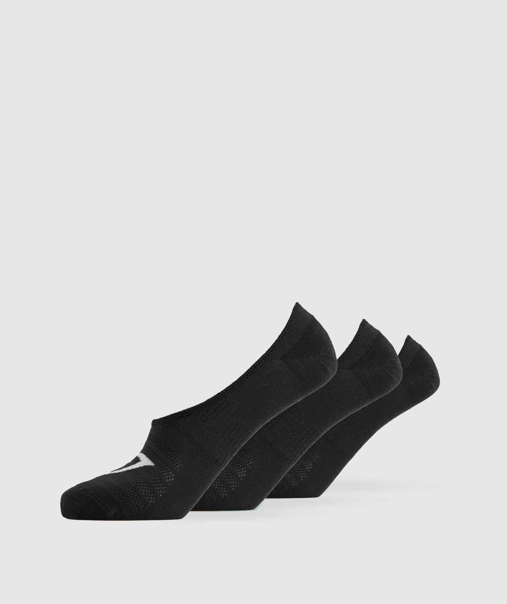 Gymshark No Show Socks 3pk 'Black'