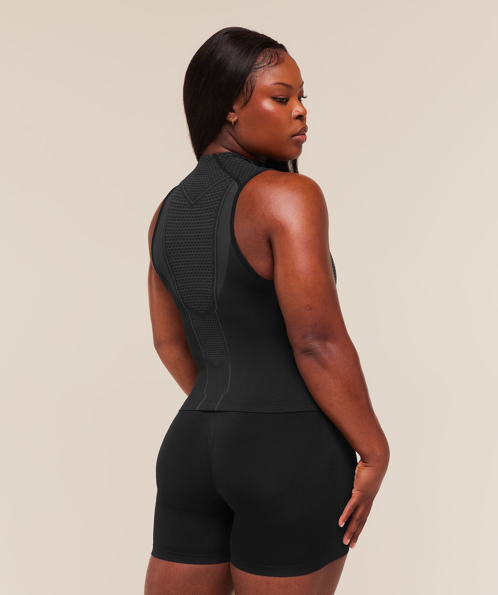 Gymshark Onyx V1 Tank 'Black Onyx Grey Carmine Red'