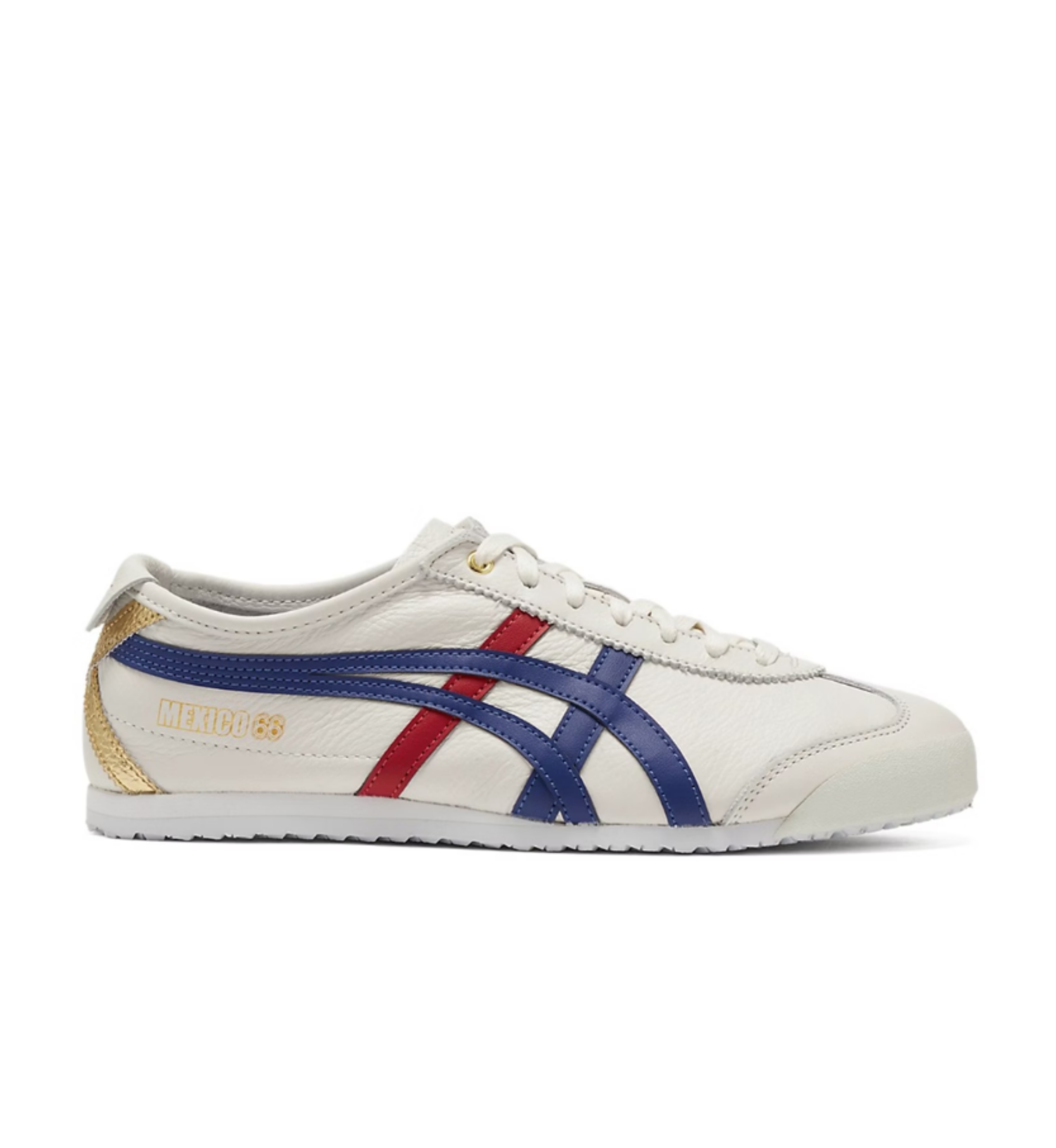 Onitsuka Tiger Mexico 66 White Blue Red Metallic Gold