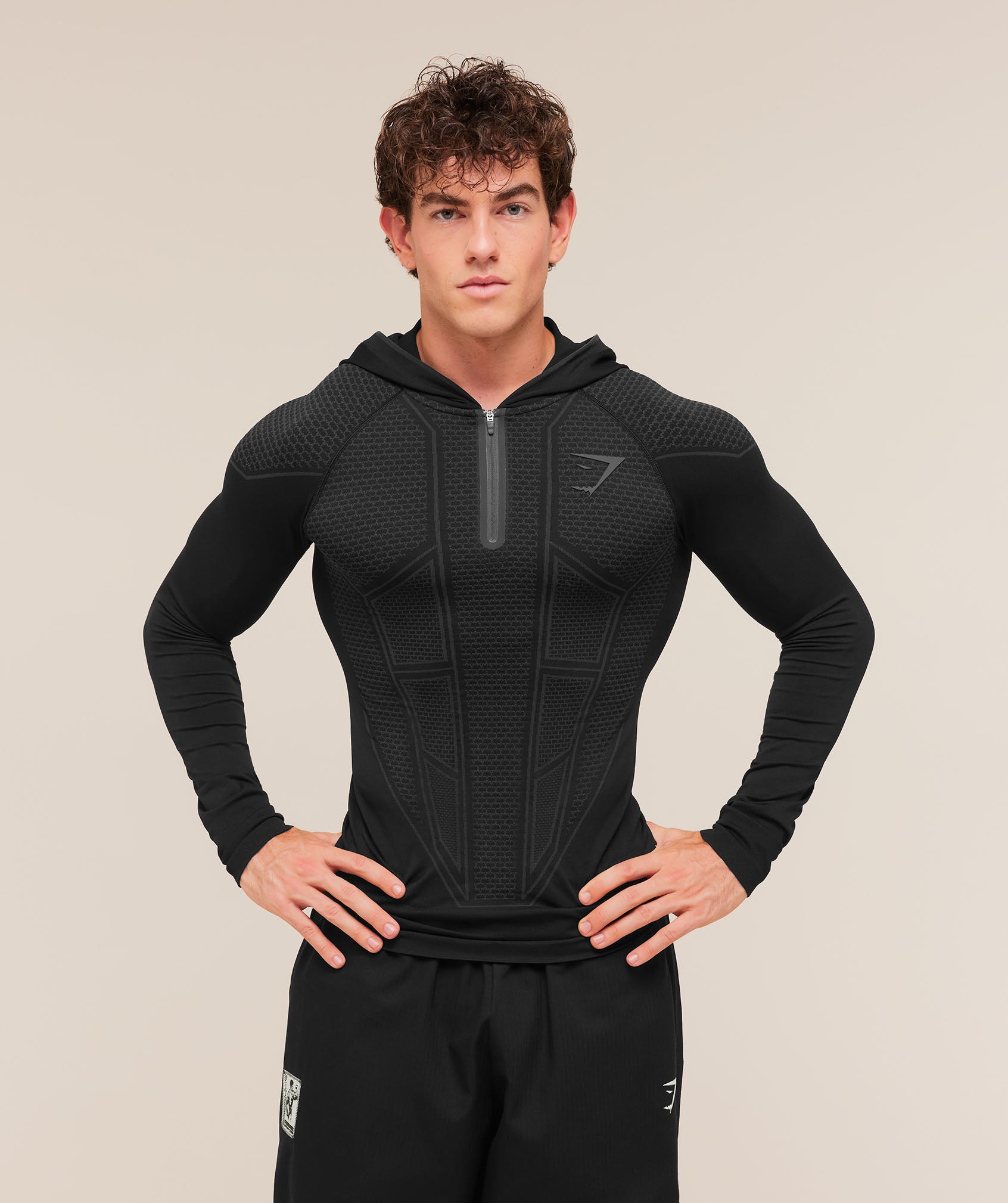 Gymshark Onyx V1 Hoodie 'Black Onyx Grey'