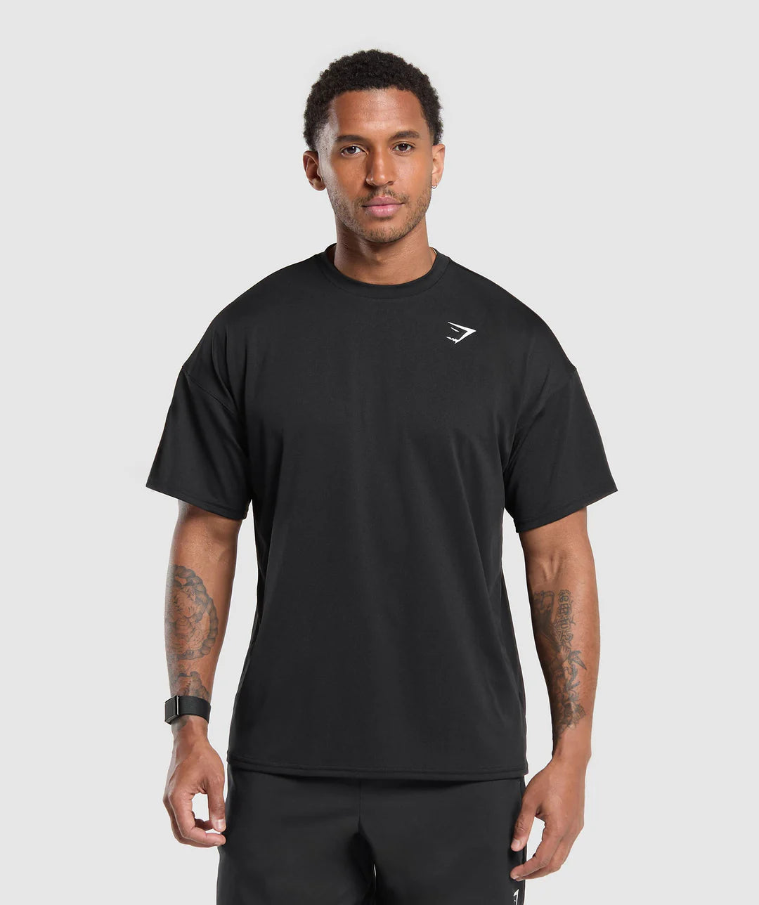 Gymshark Oversized Performance T-Shirt 'Black'