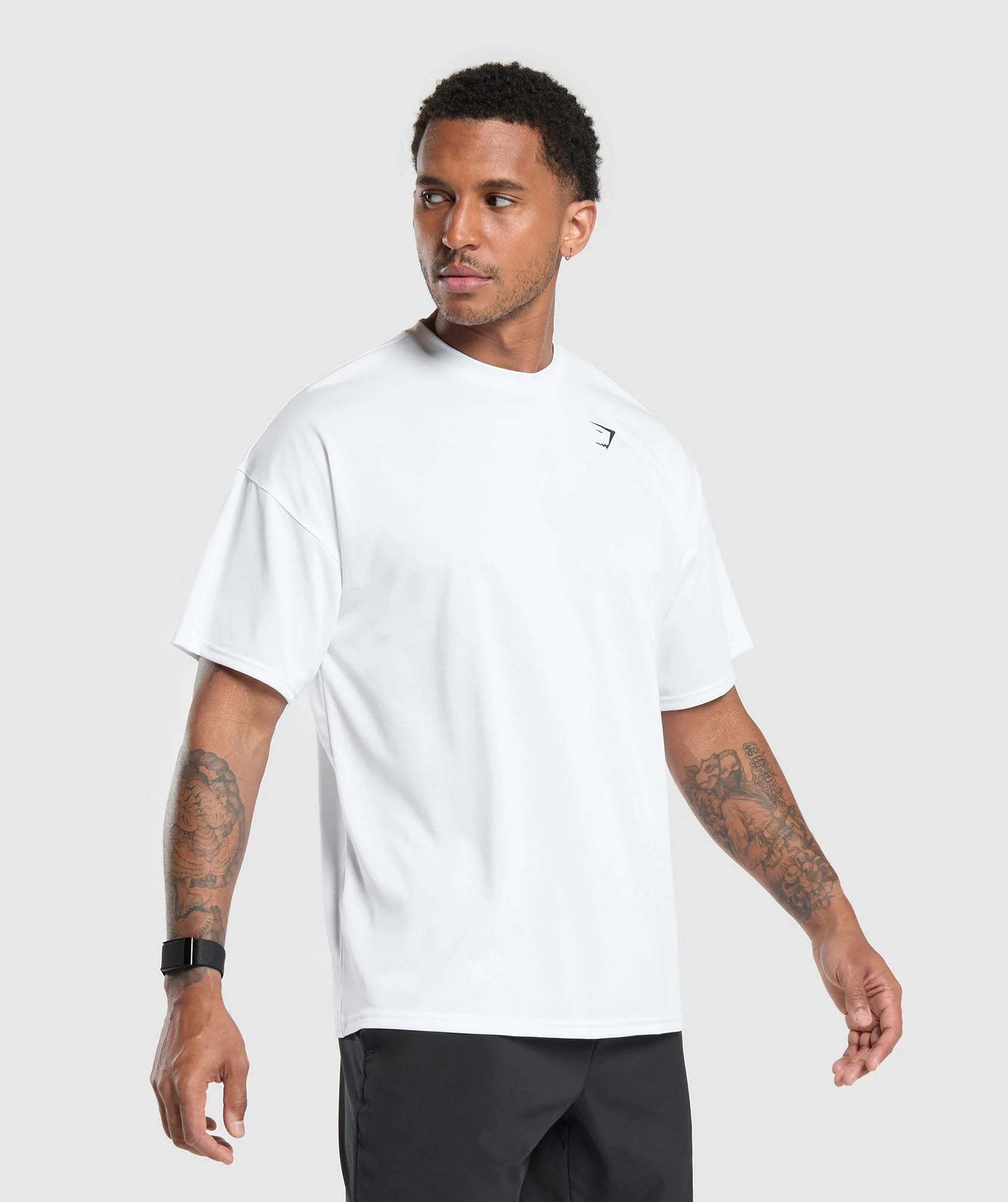 Gymshark Oversized Performance T-Shirt 'White'