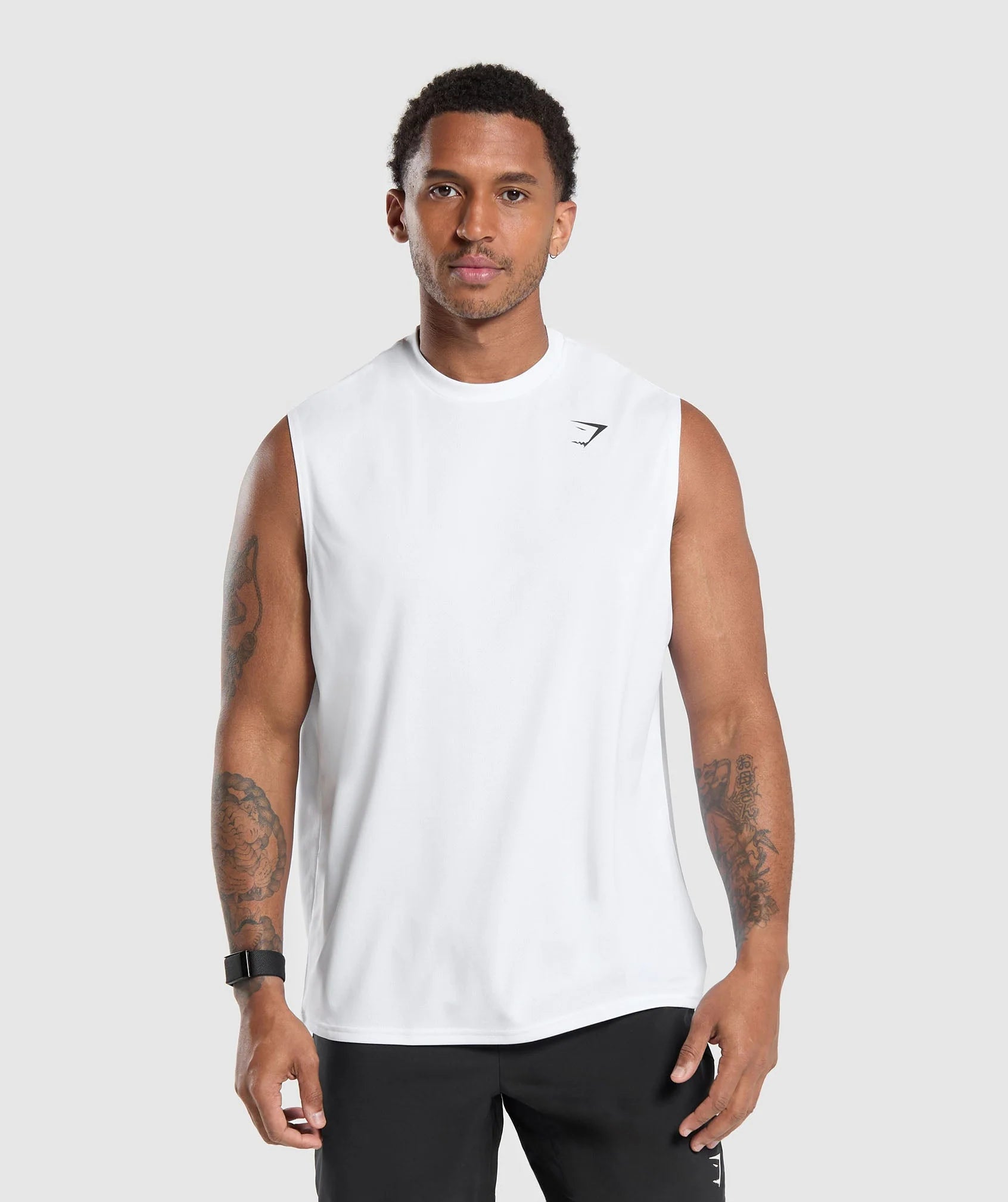Gymshark Arrival Oversized Tank 'White'