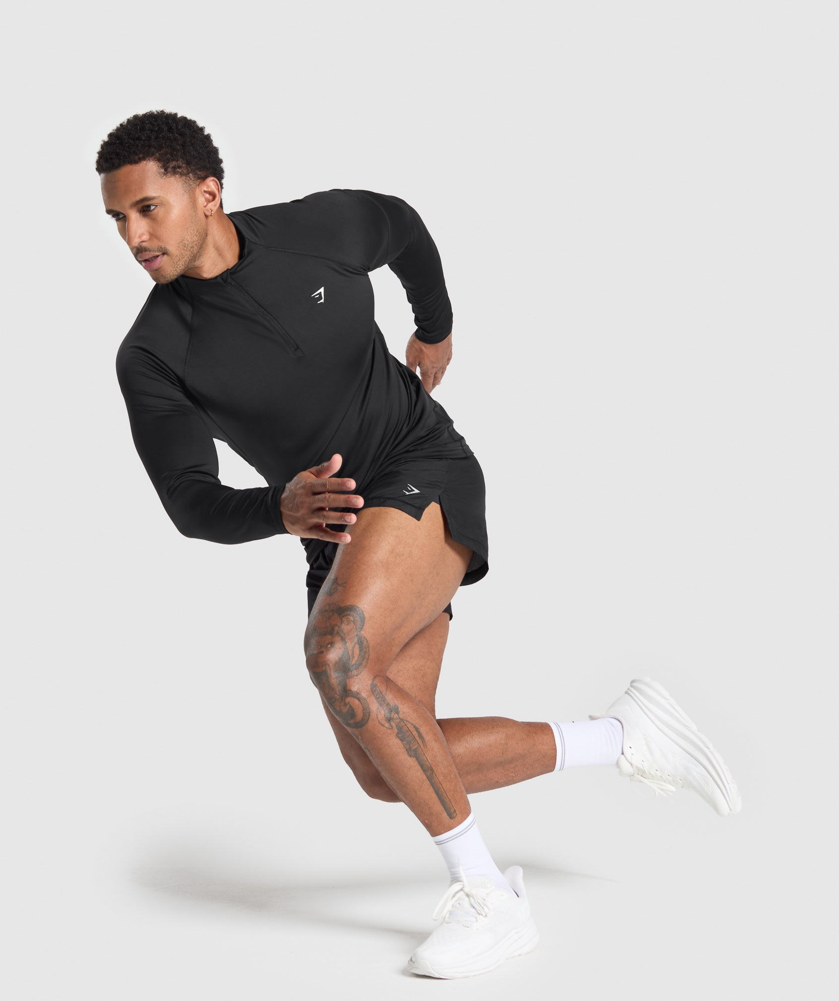 Gymshark Performance 1/4 Zip 'Black'