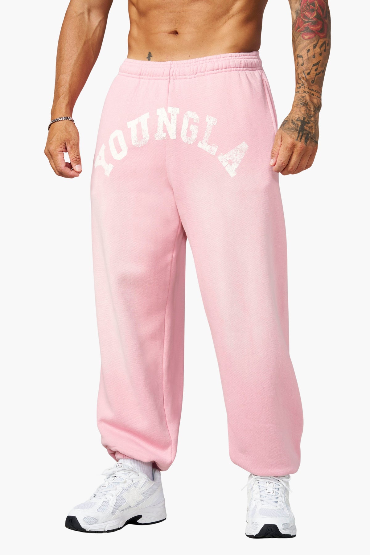 YoungLA 2138 - Arc Collection Joggers - Joggers 'Pink Wash'